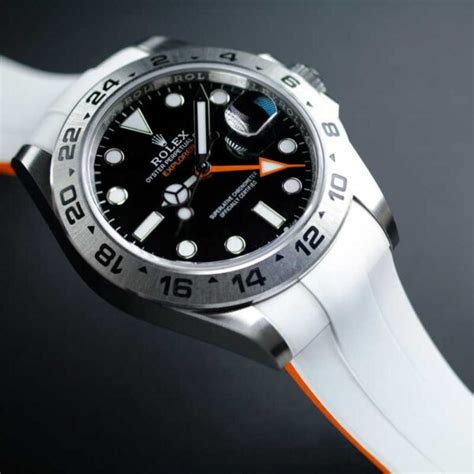 explorer ii rubber strap